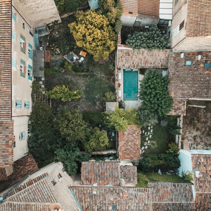Entertainment zone at night in Canada